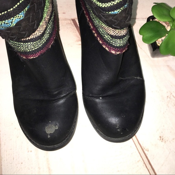 Rock & Candy Black Hollie Buckle Ankle Booties - Picture 5 of 8